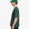 Camiseta orgánica de corte holgado - Verde esmeralda