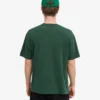 Camiseta orgánica de corte holgado - Verde esmeralda