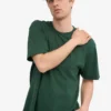 Camiseta orgánica de corte holgado - Verde esmeralda