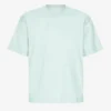 Camiseta orgánica de corte oversize - Azul aguamarina claro