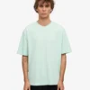 Camiseta orgánica de corte oversize - Azul aguamarina claro