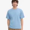 Camiseta orgánica de corte oversize - Azul mar