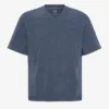 Camiseta orgánica de corte oversize - Azul Neptuno