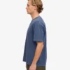 Camiseta orgánica de corte oversize - Azul Neptuno