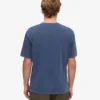 Camiseta orgánica de corte oversize - Azul Neptuno