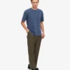 Camiseta orgánica de corte oversize - Azul Neptuno