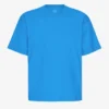 Camiseta orgánica de corte oversize - Azul Pacífico