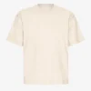 Camiseta orgánica de corte oversize - Blanco marfil