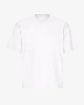 Camiseta orgánica de corte oversize - Blanco óptico