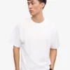 Camiseta orgánica de corte oversize - Blanco óptico