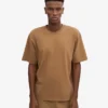 Camiseta orgánica de corte oversize - Camello del Sáhara