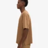 Camiseta orgánica de corte oversize - Camello del Sáhara
