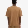 Camiseta orgánica de corte oversize - Camello del Sáhara