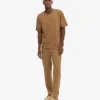 Camiseta orgánica de corte oversize - Camello del Sáhara
