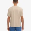 Camiseta orgánica de corte oversize - Gris ostra