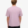 Camiseta orgánica de corte oversize - Morado perlado