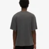 Camiseta orgánica de corte oversize - Negro deslavado