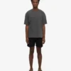 Camiseta orgánica de corte oversize - Negro deslavado