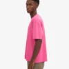 Camiseta orgánica de corte oversize - Rosa chicle