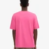 Camiseta orgánica de corte oversize - Rosa chicle
