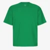 Camiseta orgánica de corte oversize - Verde Kelly