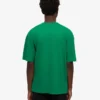 Camiseta orgánica de corte oversize - Verde Kelly