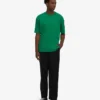Camiseta orgánica de corte oversize - Verde Kelly