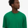 Camiseta orgánica de corte oversize - Verde Kelly