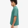 Camiseta orgánica de corte oversize - Verde pino