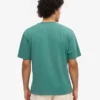 Camiseta orgánica de corte oversize - Verde pino