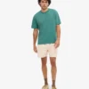 Camiseta orgánica de corte oversize - Verde pino