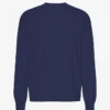 Camiseta orgánica de manga larga oversize - Azul marino