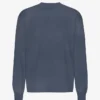 Camiseta orgánica de manga larga oversize - Azul Neptuno