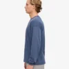 Camiseta orgánica de manga larga oversize - Azul Neptuno