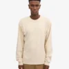 Camiseta orgánica de manga larga oversize - Blanco marfil