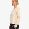 Camiseta orgánica de manga larga para mujer - Blanco marfil
