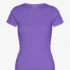 Camiseta orgánica de punto acanalado - Ultravioleta