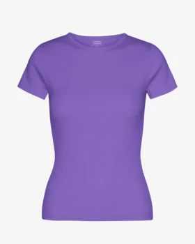 Camiseta orgánica de punto acanalado - Ultravioleta