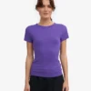 Camiseta orgánica de punto acanalado - Ultravioleta