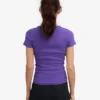 Camiseta orgánica de punto acanalado - Ultravioleta