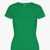 Camiseta orgánica de punto acanalado - Verde Kelly
