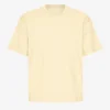 Camiseta orgánica de talla grande - Amarillo suave