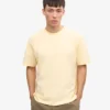 Camiseta orgánica de talla grande - Amarillo suave
