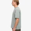 Camiseta orgánica de talla grande - Azul acero