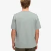 Camiseta orgánica de talla grande - Azul acero
