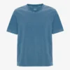 Camiseta orgánica de talla grande - Índigo descolorido