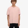 Camiseta orgánica de talle grande - Rosa deslavado