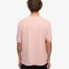 Camiseta orgánica de talle grande - Rosa deslavado