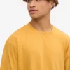 Camiseta orgánica oversize - Amarillo quemado