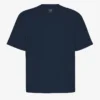 Camiseta orgánica oversize - Azul marino
